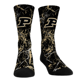 Rock 'Em Socks Purdue Boilermakers - Cracked Marble