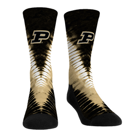 Rock 'Em Socks Purdue Boilermakers - V Shape Tie Dye