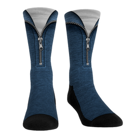 Rock 'Em Socks Quarter-Zip Socks (Navy)