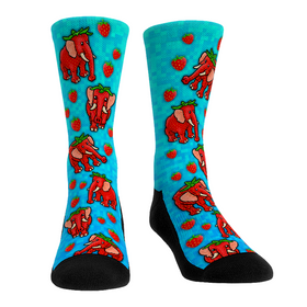Rock 'Em Socks Strawberry Elephant