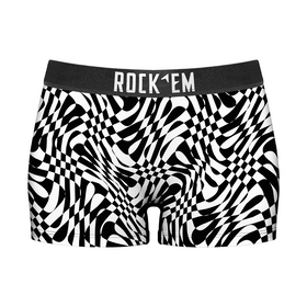 Rock 'Em Socks Women's Boy Shorts - Wavy Checkers