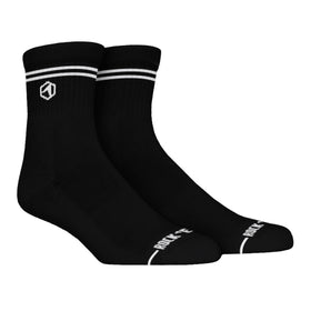 Rock 'Em Socks Cotton Casuals - Black (Quarter)