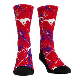 Rock 'Em Socks SMU Mustangs - Cracked Marble
