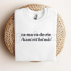 Sabrina Carpenter Camaraderie Embroidered Shirt – Unisex, Relaxed Fit Tee for Concert & Fan Apparel