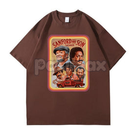 Sanford & Son Classic Portrait Vintage T-Shirt - Lamont & Fred Foxx Tee, Retro TV Show Merch