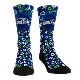 Rock 'Em Socks Seattle Seahawks - Valentine's Day Hearts