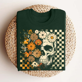 Skull and Flowers T-Shirt