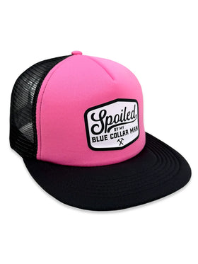 Spoiled By My Blue Collar Man Trucker Hat Collection