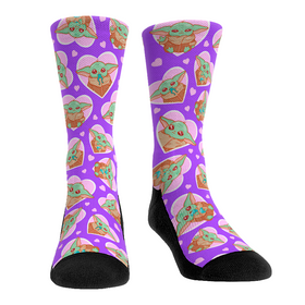 Rock 'Em Socks Grogu Hearts All-Over