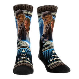 Rock 'Em Socks Han and Chewie - Hero Pose