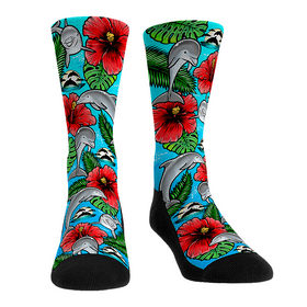 Rock 'Em Socks Dolphin Floral