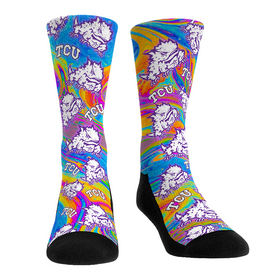 Rock 'Em Socks TCU Horned Frogs - HypnoToad All-Over