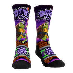 Rock 'Em Socks TMNT : Mutant Mayhem - Donatello - Turtle Power
