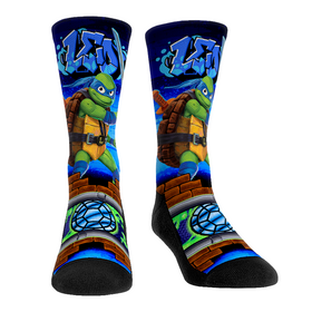 Rock 'Em Socks TMNT : Mutant Mayhem - Leonardo - Turtle Power