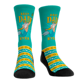 Rock 'Em Socks The Little Mermaid - Best Dad Ever