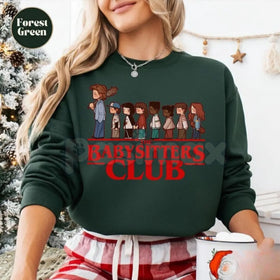 The Babysitters Club Steve Harrington Sweatshirt | Hawkins 1983 Fan Jumper | Mom Steve Retro Graphic Crewneck | Upside Down Nostalgia Pullover