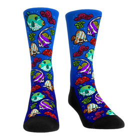 Rock 'Em Socks Tropical Fish All-Over