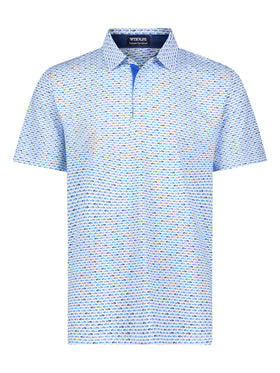 Tuna Performance Polo Light Blue Navy