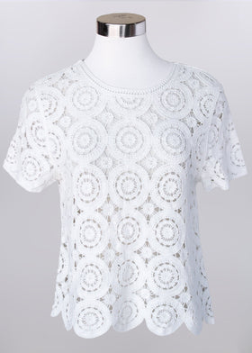 Crochet White Top