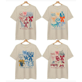 Vintage Coquette NCAA College T-Shirt