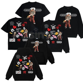 Vintage Fuerza Regida All Top Song Album #178 – Retro Graphic T-Shirt, Sweatshirt & Hoodie