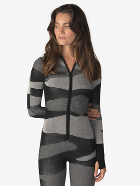 Merino Airwarm Bodysuit - Black
