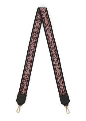 Aztec Strap Black+Pink