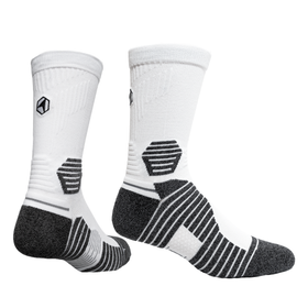 Rock 'Em Socks Hex Performance - Basics - Crew (White)