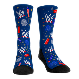 Rock 'Em Socks WWE - Fireworks All-Over