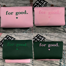 Wicked "For Good" Embroidered Crewneck – Elegant Broadway Tribute Sweatshirt