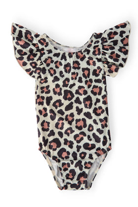 Wild One S/S Flutter Sleeve Leotard