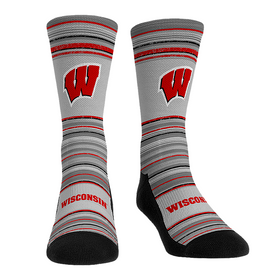 Rock 'Em Socks Wisconsin Badgers - Heather Classics