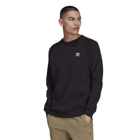 adidas Originals Men's Essential Crewneck Sweatshirt - Black