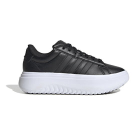 adidas Women's Grand Court Platform (Core Black / Core Black / Carbon)