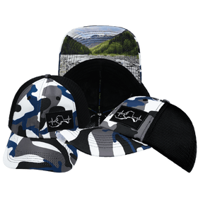 Alaska Dad Hat — Camo / White / Gray / Blue / Black / Soft Trucker Mesh