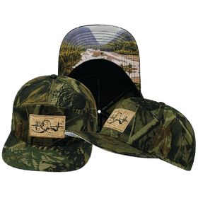 Alaska Hat - Flat Bill - Fall Tree Camo - Fabric Back