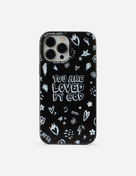 Black You Are Loved By God Phone Case
