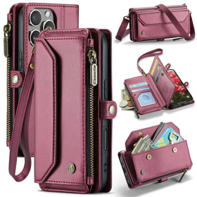 iPhone 16 Pro RFID Multi-Function Wallet Case
