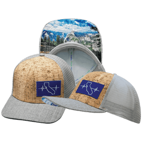 California Hat - Baseball Hat Fit - Cork - Heather Gray / Gray - Trucker Mesh