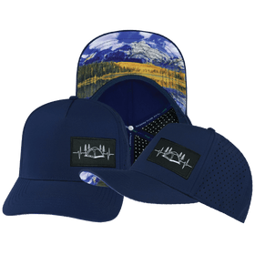 Camping Trucker Hat — Royal Blue