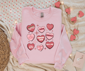 Custom Conversation Heart Valentines, Personalized Gifts, Love notes shirts,…