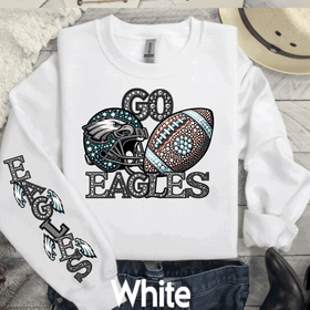 Faux Glitter Philadelphia Football Sweatshirt, Philly T-shirt And Hoodie,…