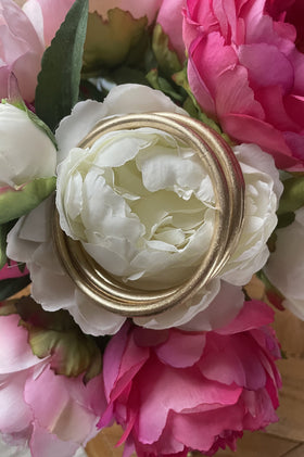 Pretty Little Patriot Gold Bangle Bracelets-clearance