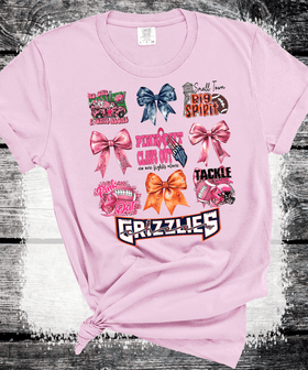 Glenn Grizzlies Youth Football PINK OUT shirts, Breast Cancer awareness month.…