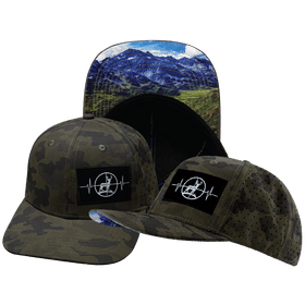 Hunting Hat - Baseball Hat Fit - Soft Earth Camo - Laser Mesh