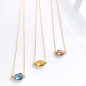PARKEN JEWELRY Gemstone Minimalist Necklaces