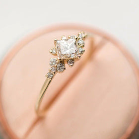 Mariam's Collection Luxurious Square Zirconia Ring(MAC196)