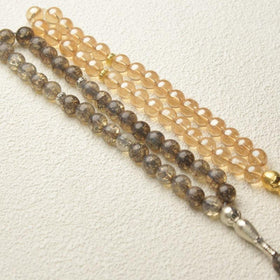 MR063 Solid Color Glass 33 Muslim Tasibeeh