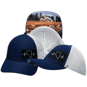 Nevada Low Profile Hat — Navy / White