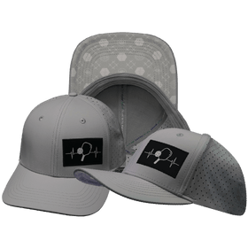 Pickleball Baseball Hat — Light Gray